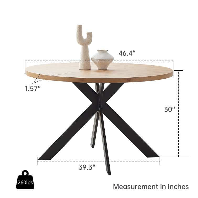 Oliver Kadison Round Dining Table Wayfair Canada